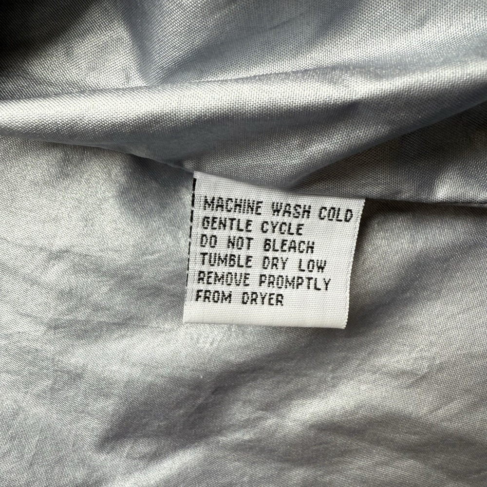 TALBOTS Outerwear Quilted Vest Full Zip Blue Shallow Pockets Size Medium‎ - Picture 5 of 8